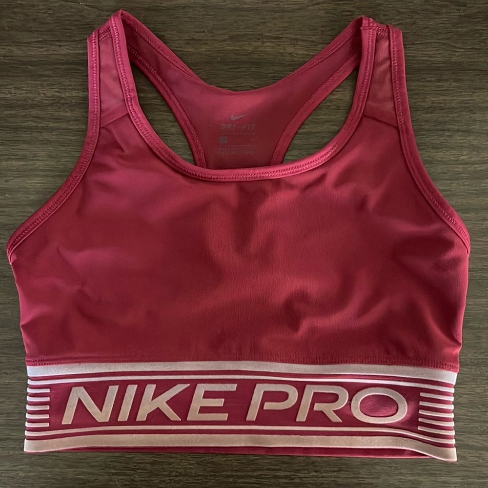 Nike pro dry fit womens sports bra S